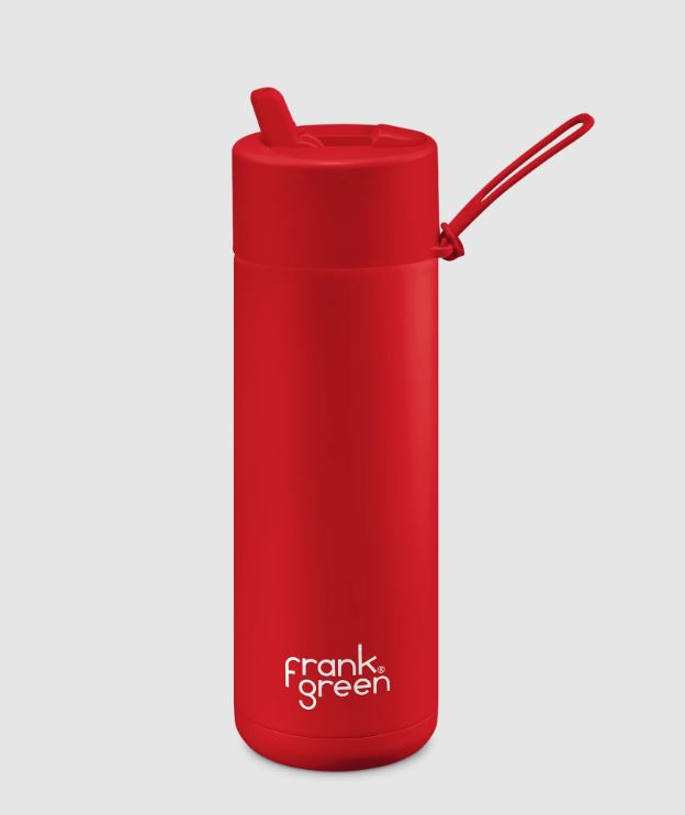 20OZ STAINLESS BOTTLE W/STRAW