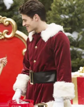 A Cinderella Story Gregg Sulkin Red Coat - Dominic Woolen Coat