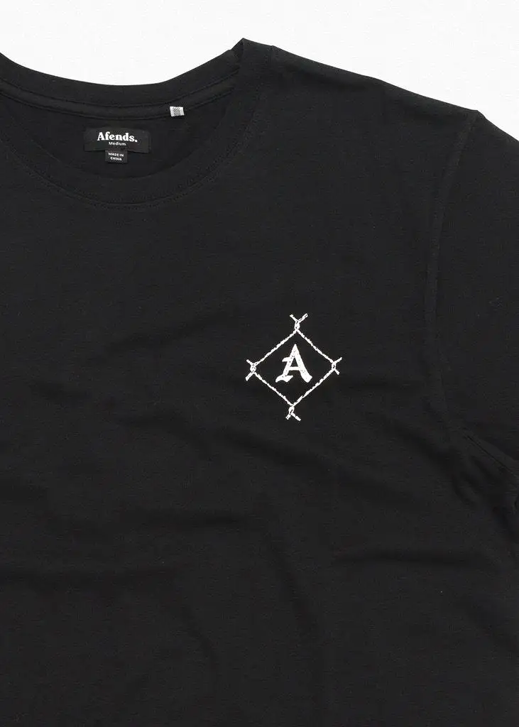 Afends  Get Free Standard Fit Tee Black