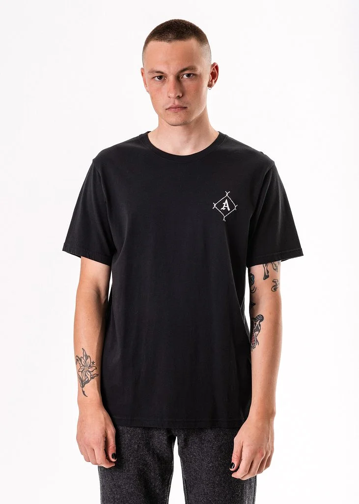 Afends  Get Free Standard Fit Tee Black