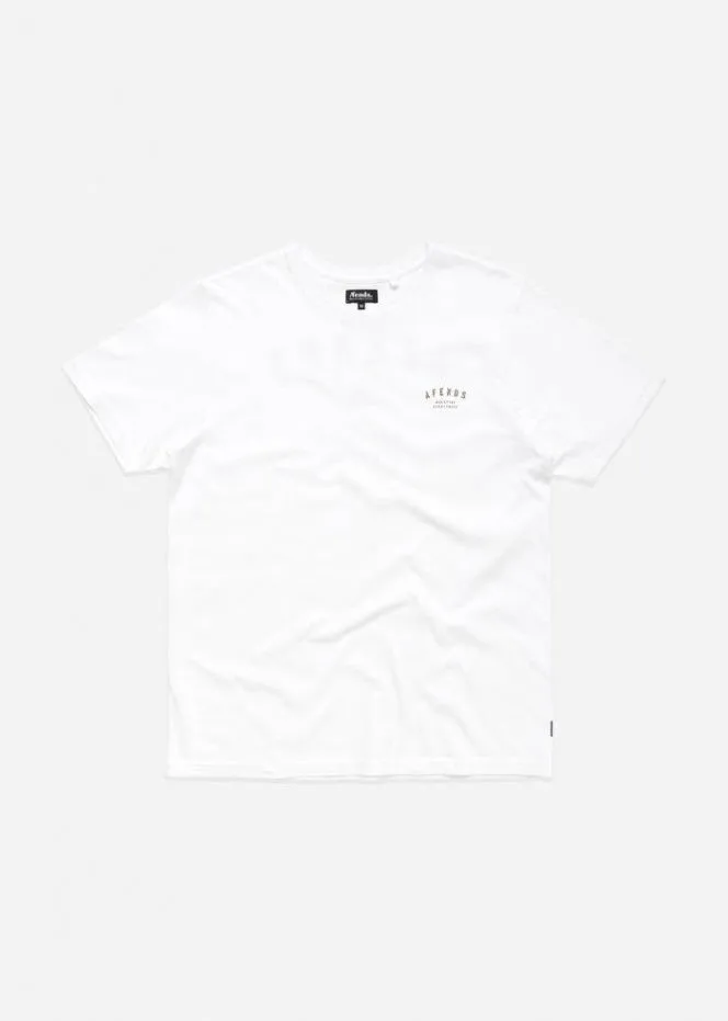 Afends Men's Standard Issue Standard Fit Tee White M191009