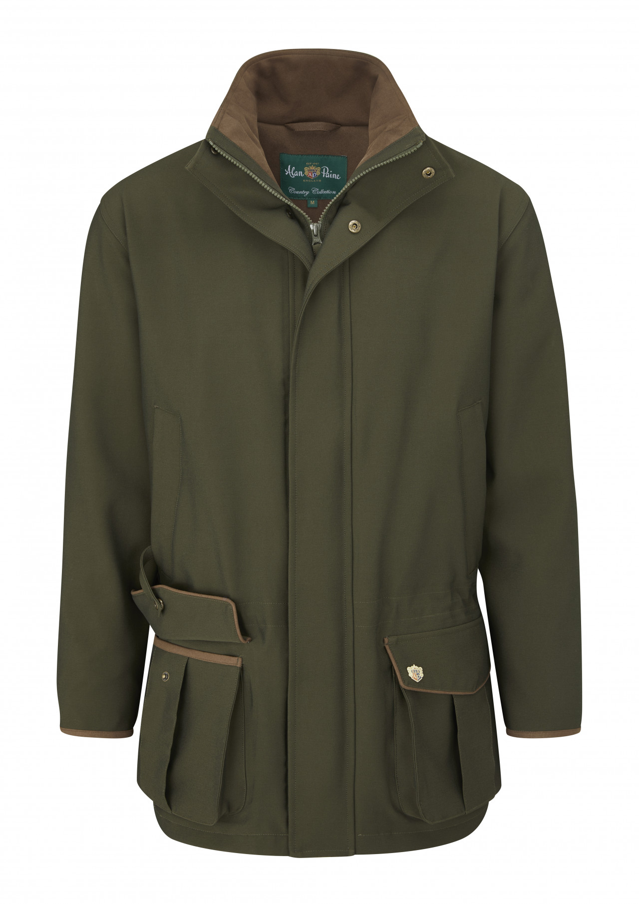 Alan Paine Stancombe Kids Coat Olive