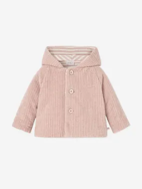 Baby Girls Bunny Ears Coat in Pink