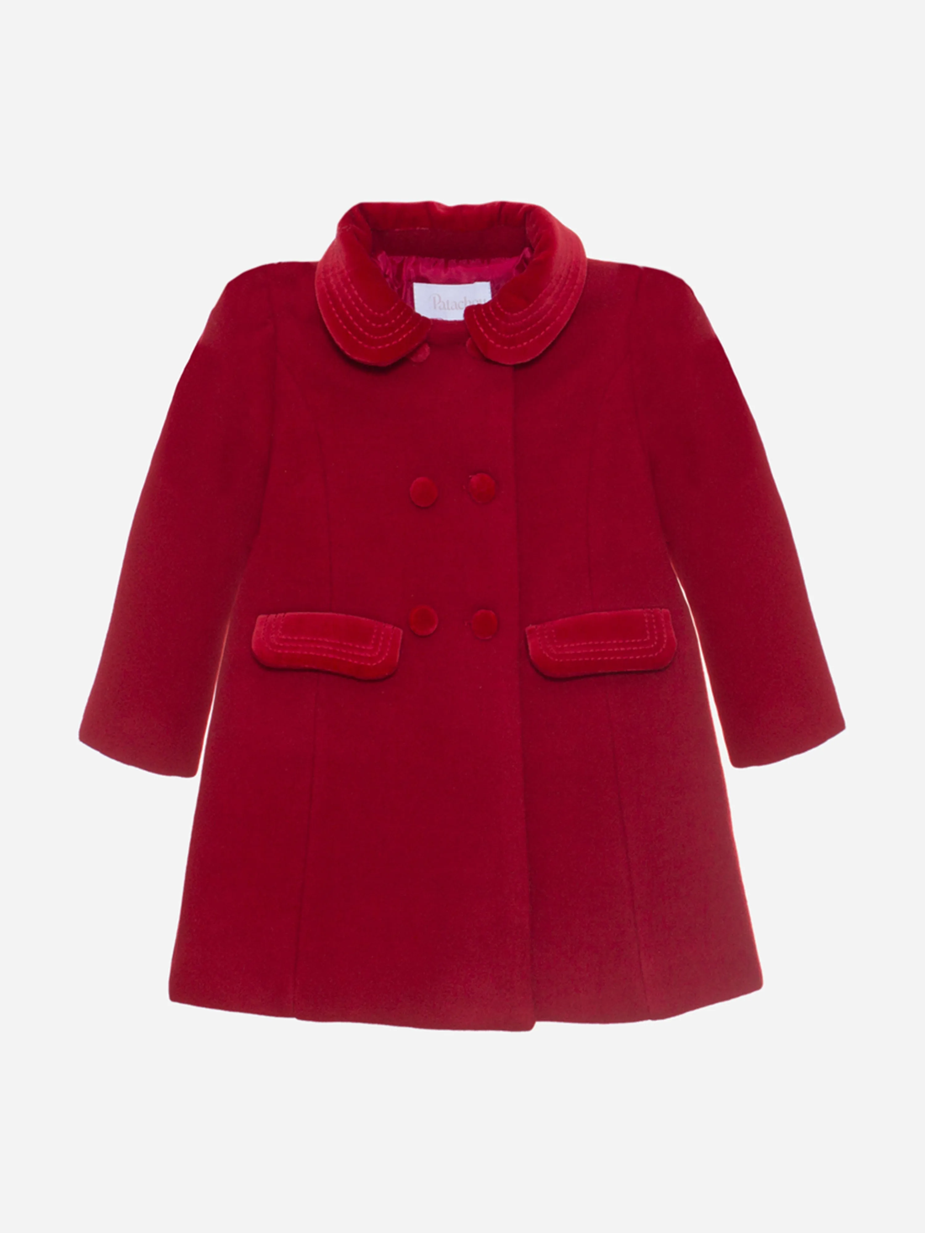 Baby Girls Traditional Coat in Red