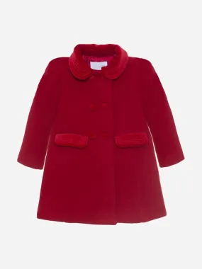 Baby Girls Traditional Coat in Red