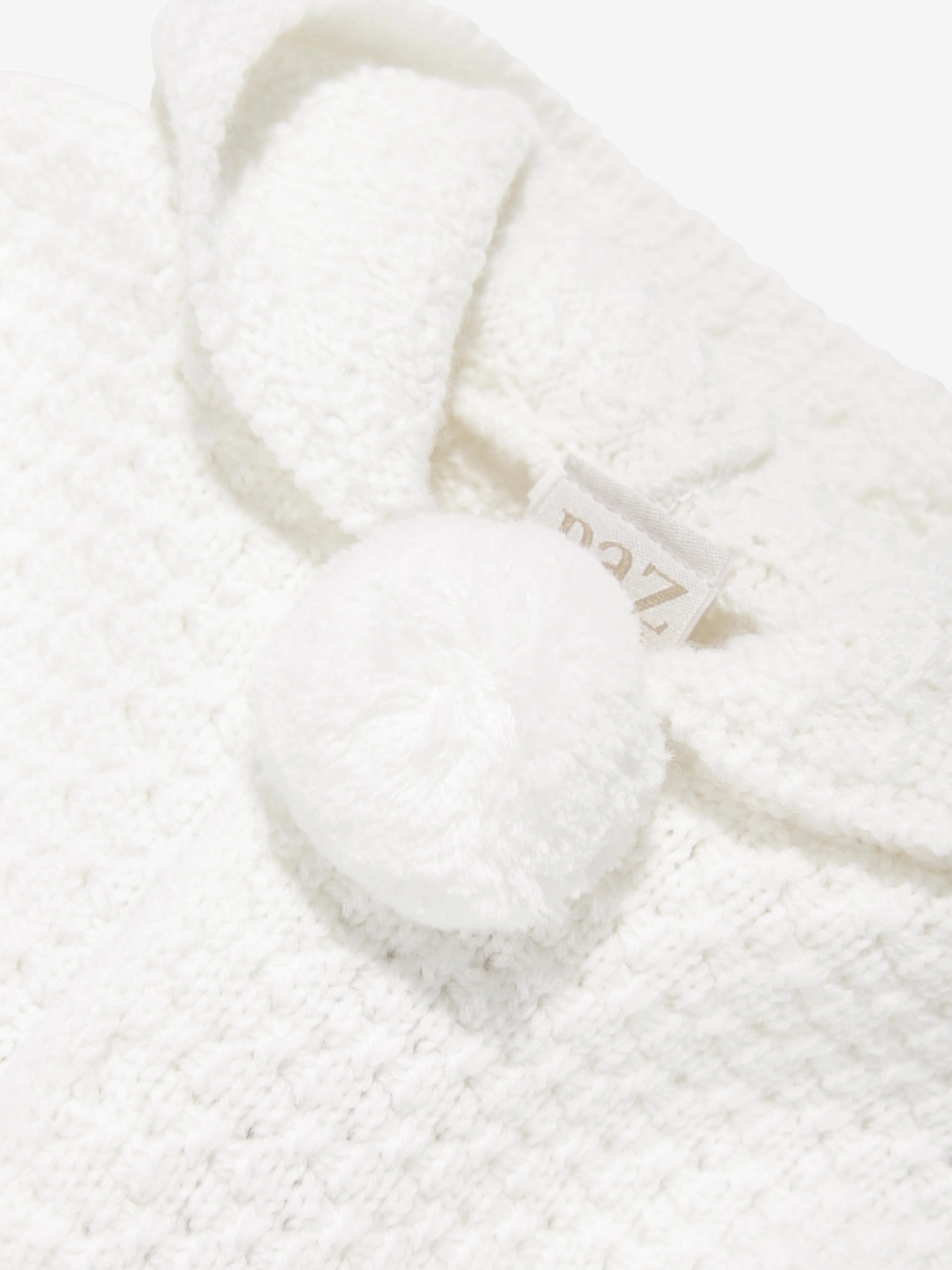 Baby Wool Knitted Coat in Ivory