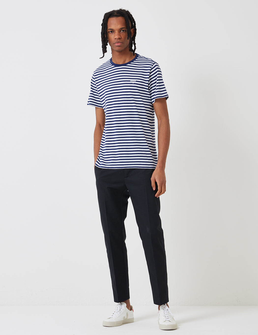 Barbour Delamere Stripe T-shirt - Inky Blue