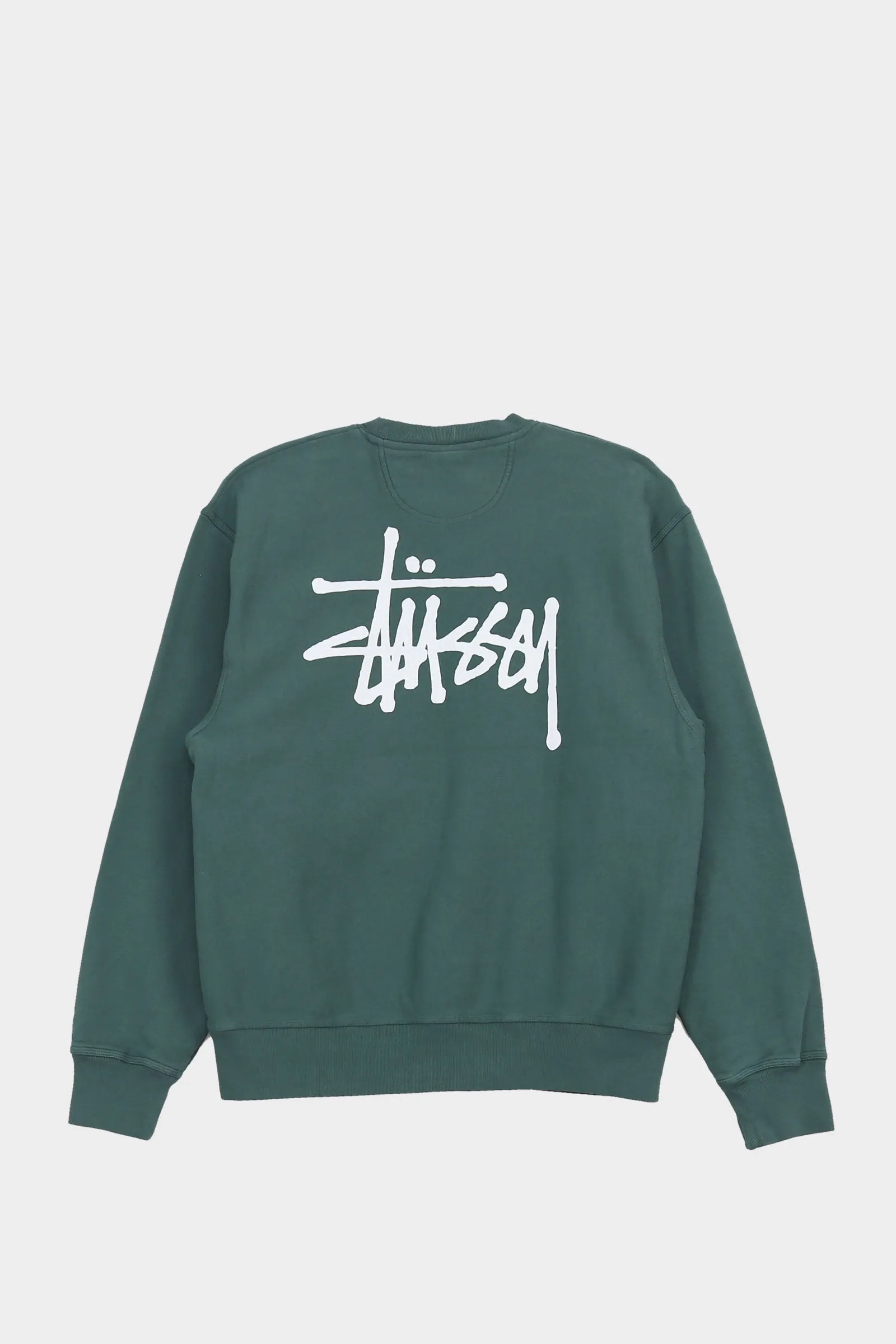 BASIC STUSSY PIG. DYED CREW