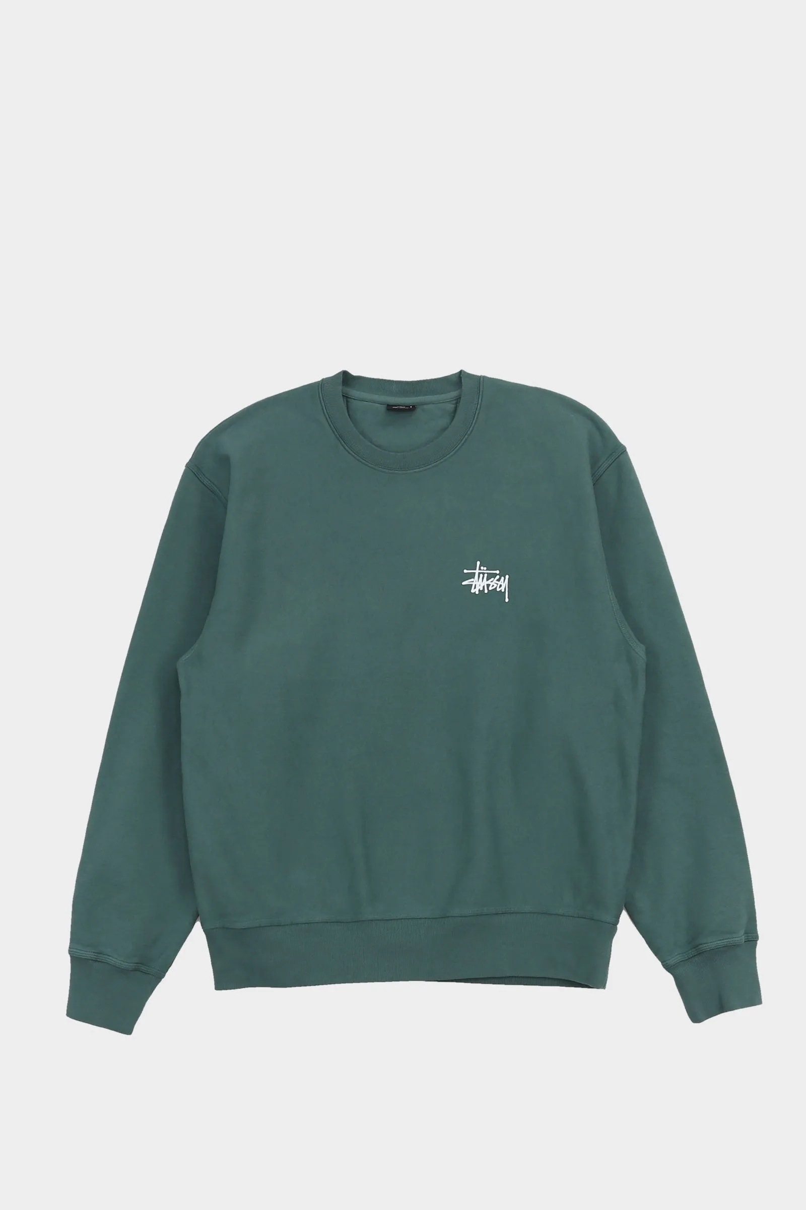 BASIC STUSSY PIG. DYED CREW