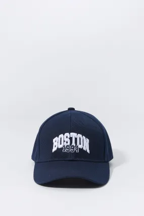 Boston Embroidered Baseball Hat