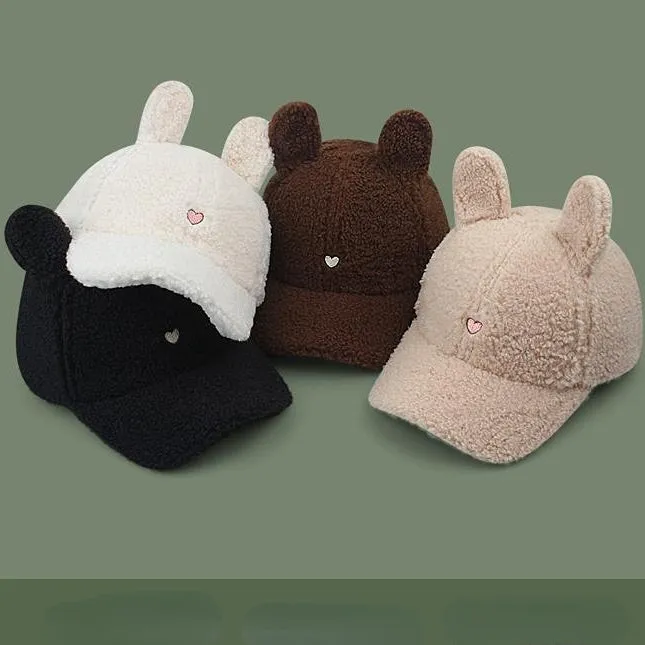 Bunny Rabbit Ear Fluffy Cap MK18988