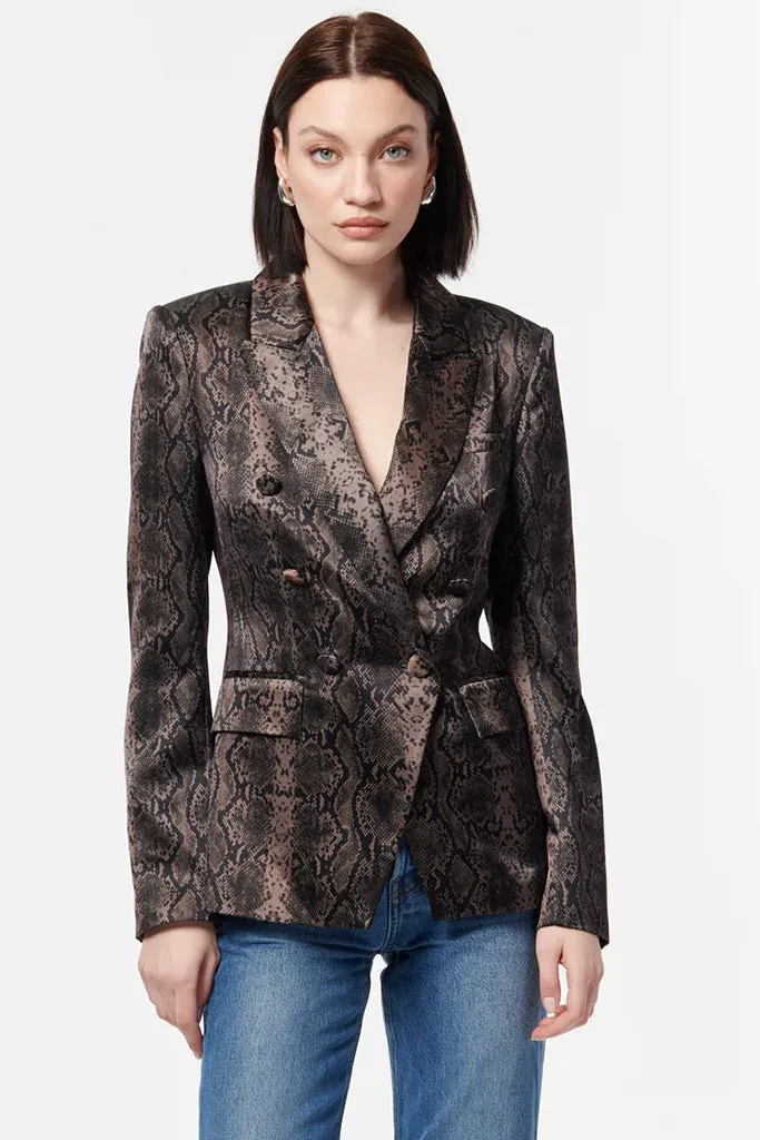 Cami NYC - Zana Blazer - Gray Snake