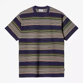 Carhartt WIP Coby T-Shirt Colby Stripe/Tyrian