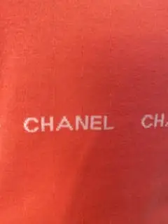 Chanel 04P, 2004 Spring Salmon/Orange Sleeveless sweater “Chanel 8 times in design FR 42 US 8