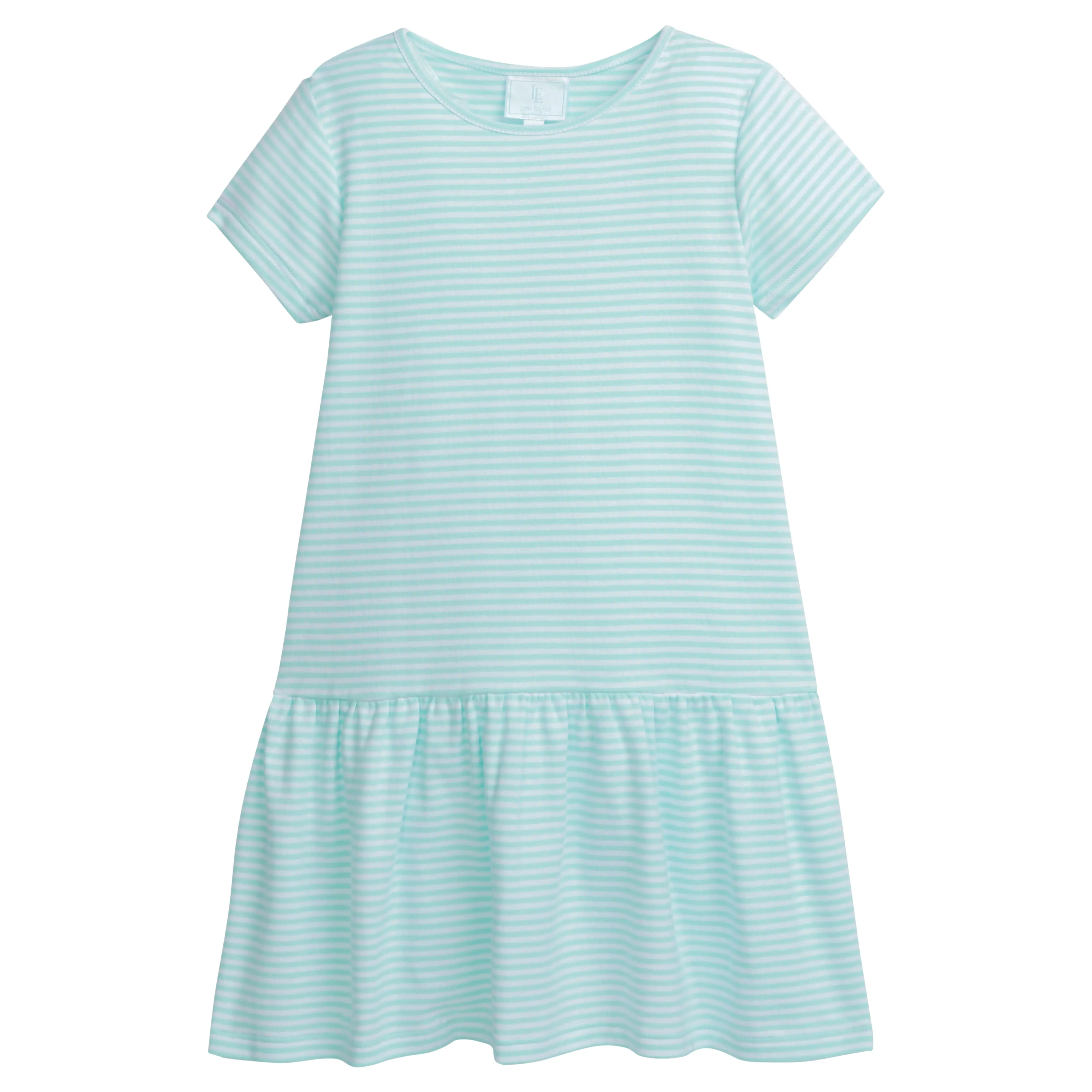 Chanel T-Shirt Dress - Aqua Stripe