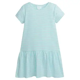 Chanel T-Shirt Dress - Aqua Stripe