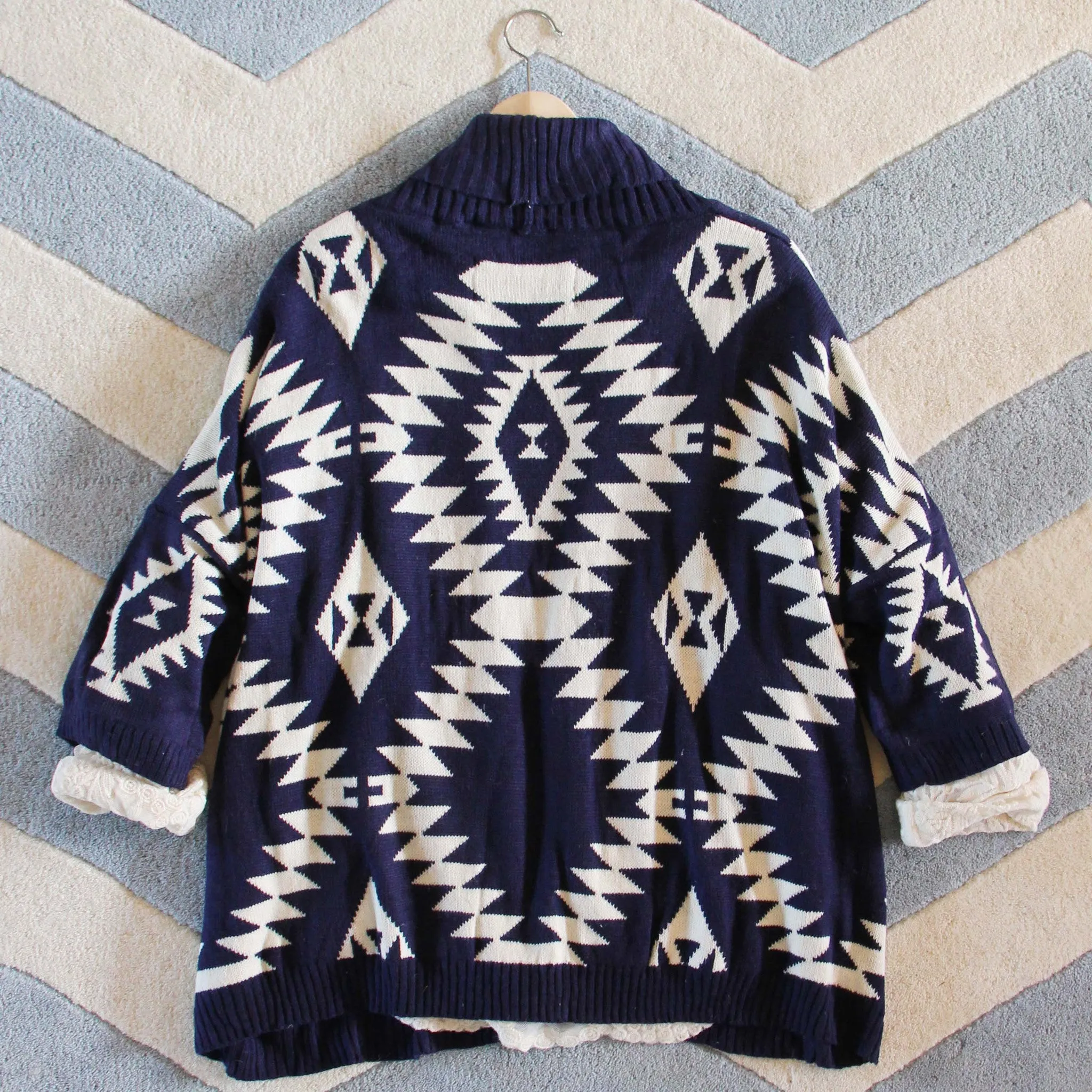 Charcoal & Cinder Sweater in Navy