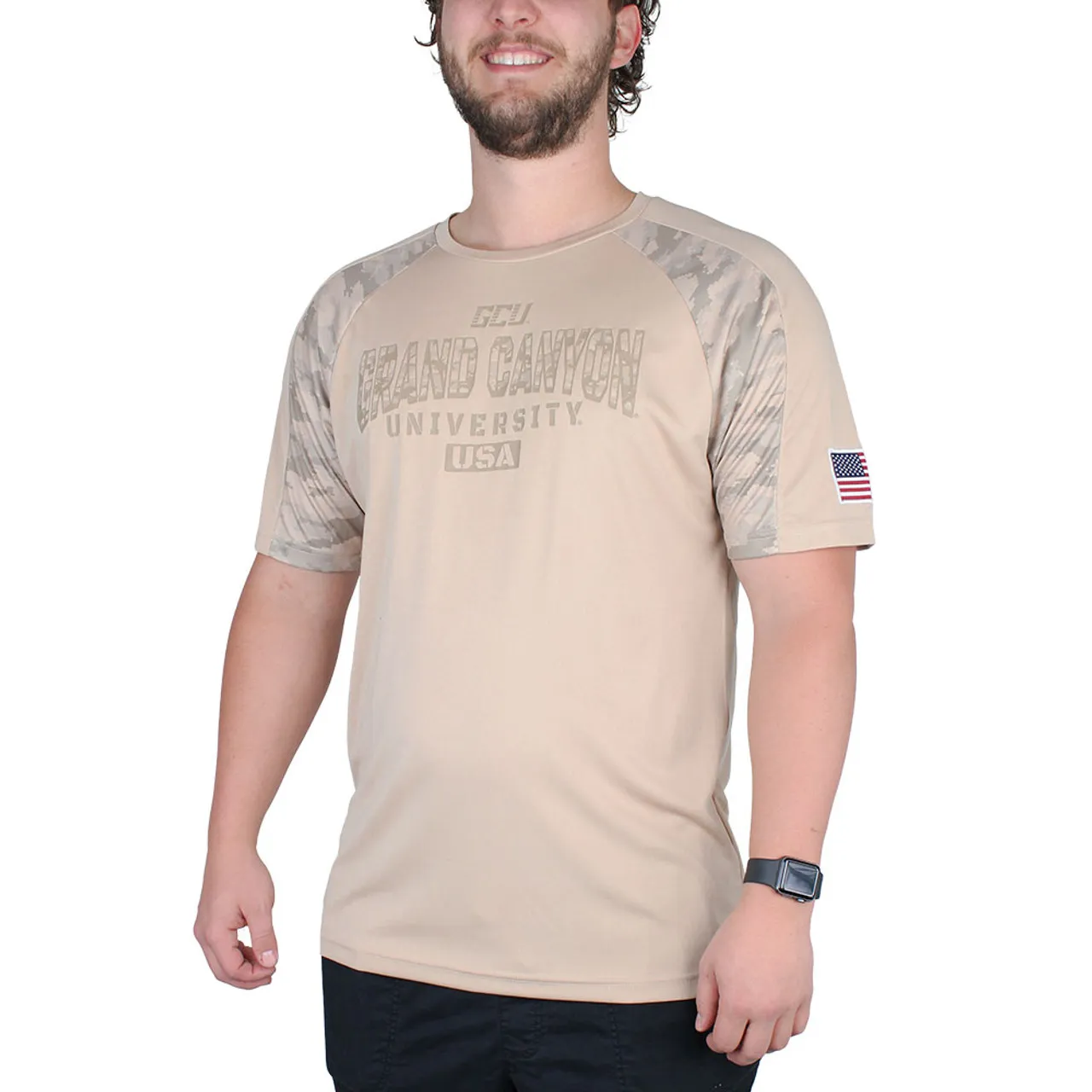 Colosseum Men's Oatmeal Grand Canyon University USA OHT Tee