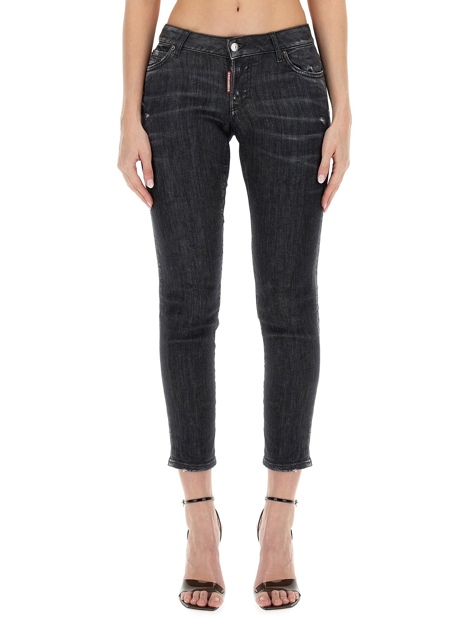 DSQUARED    JENNIFER COTTON DENIM JEANS