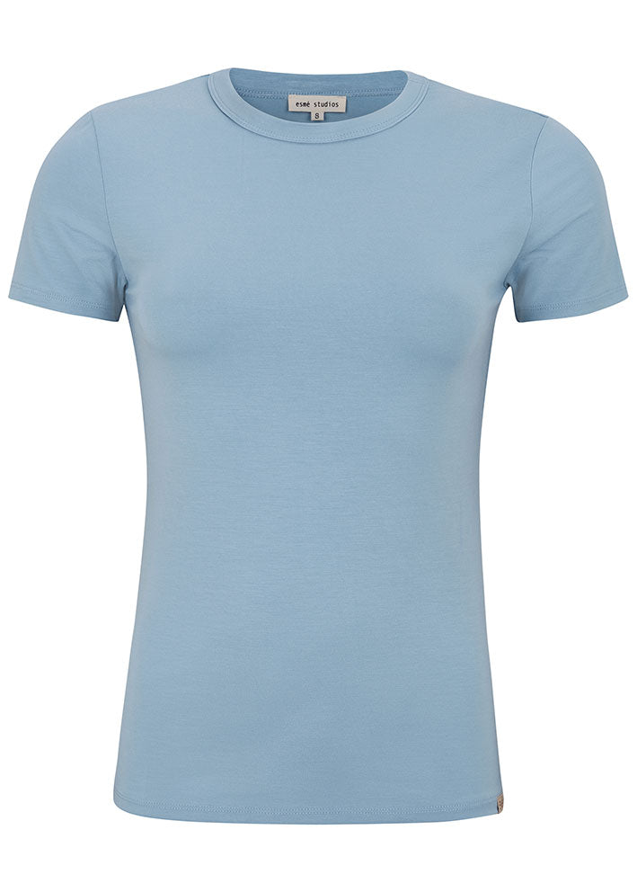 Esmé Studios Penelope Slim Fit T-shirt - Ashley Blue