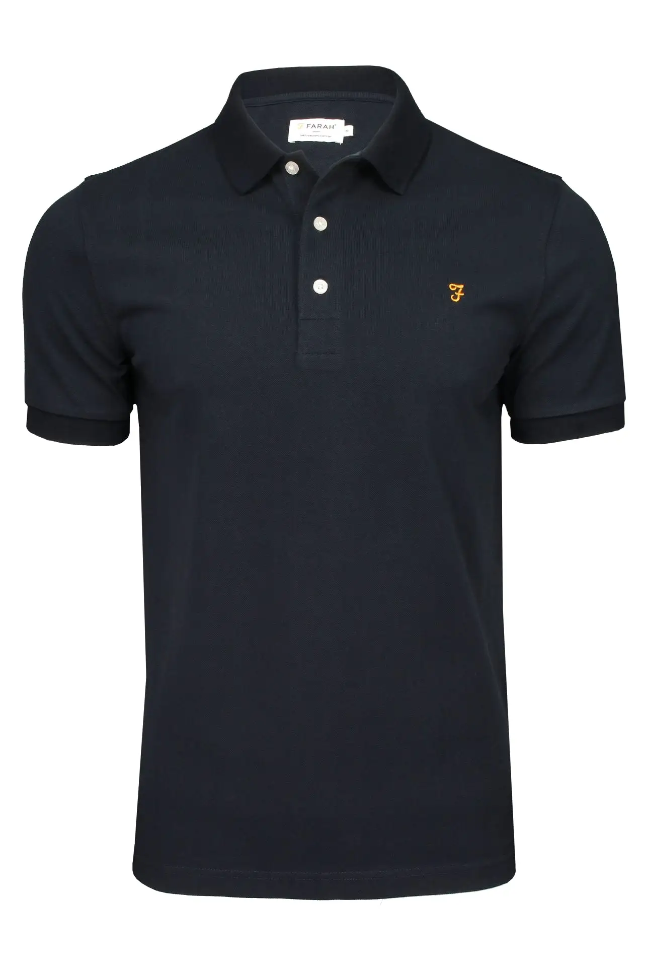 Farah Mens 'Blanes' Pique Polo T-Shirt - Short Sleeved