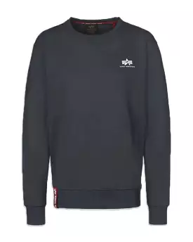 Felpe Alpha Industries Basic Sweater Small Logo Blu