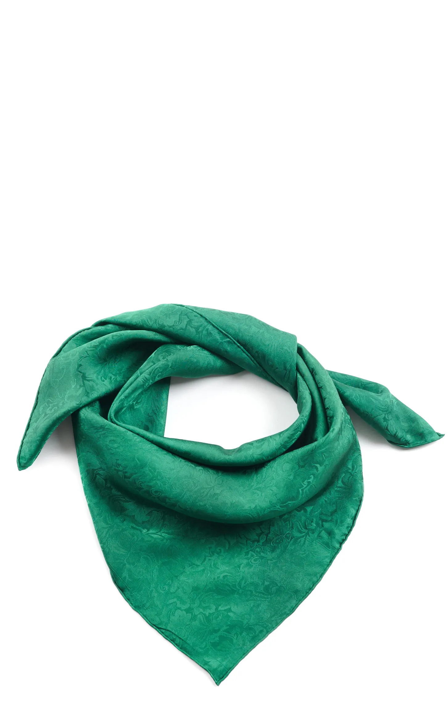 Forest Green Silk Wild Rags Scarf