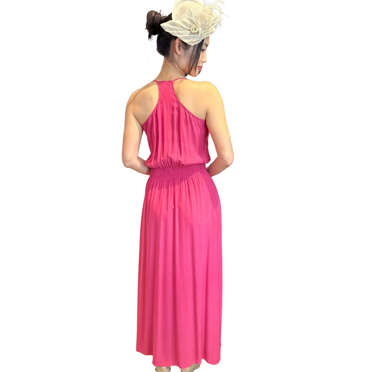 Fuchsia Racerback Maxi Dress (Pre-loved)