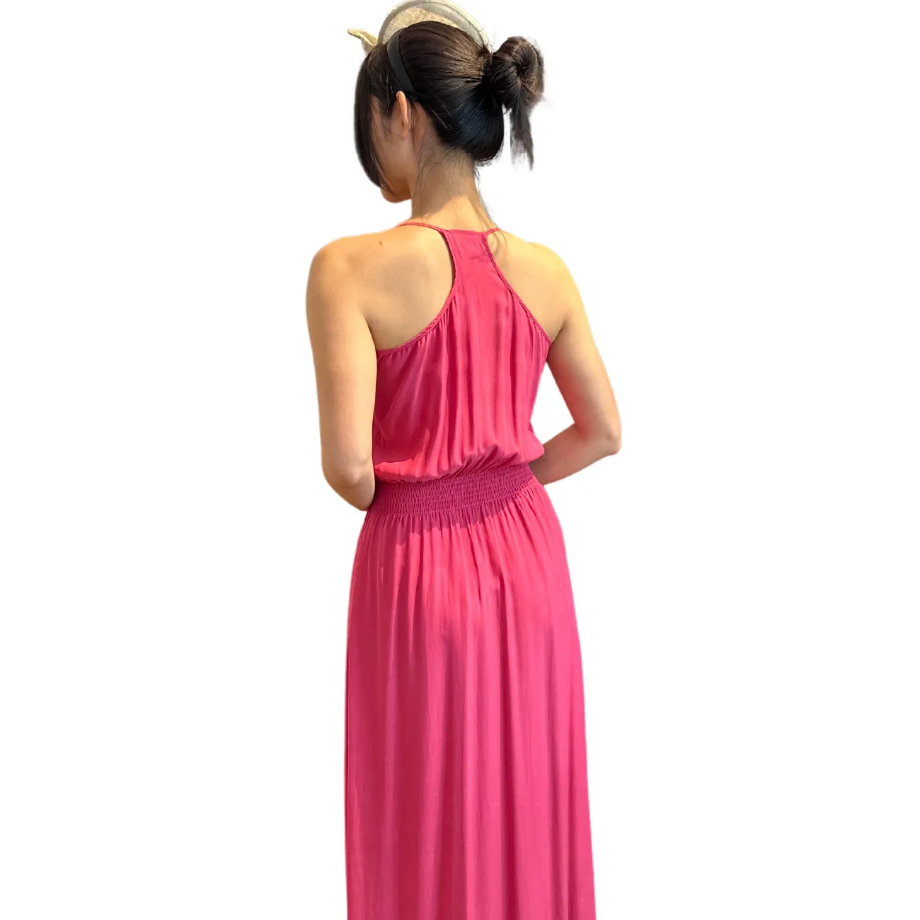 Fuchsia Racerback Maxi Dress (Pre-loved)