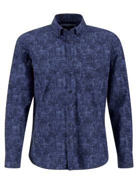 FYNCH HATTON Premium Print Shirt/Night - AW23 SALE