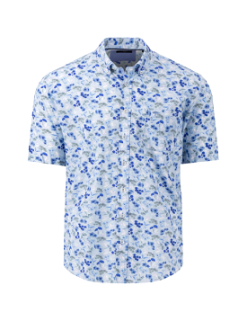 FYNCH HATTON Premium S/S Print Shirt/Summer Breeze - New SS24