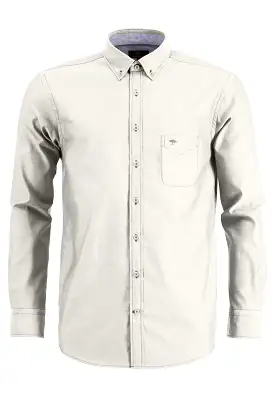 FYNCH HATTON Winter Classic Shirt/White - New AW22