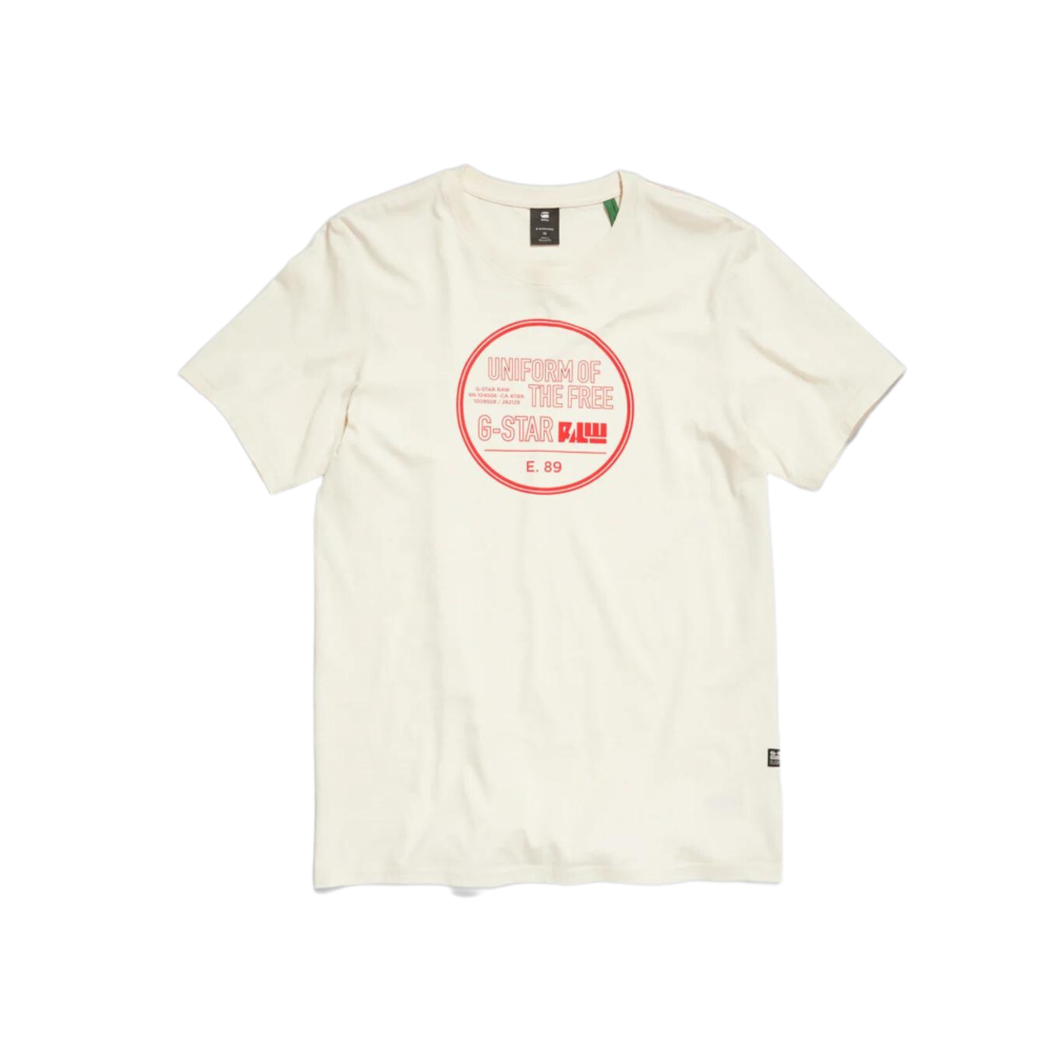 G-Star RAW Chest Graphic Slim T-shirt (Off White)