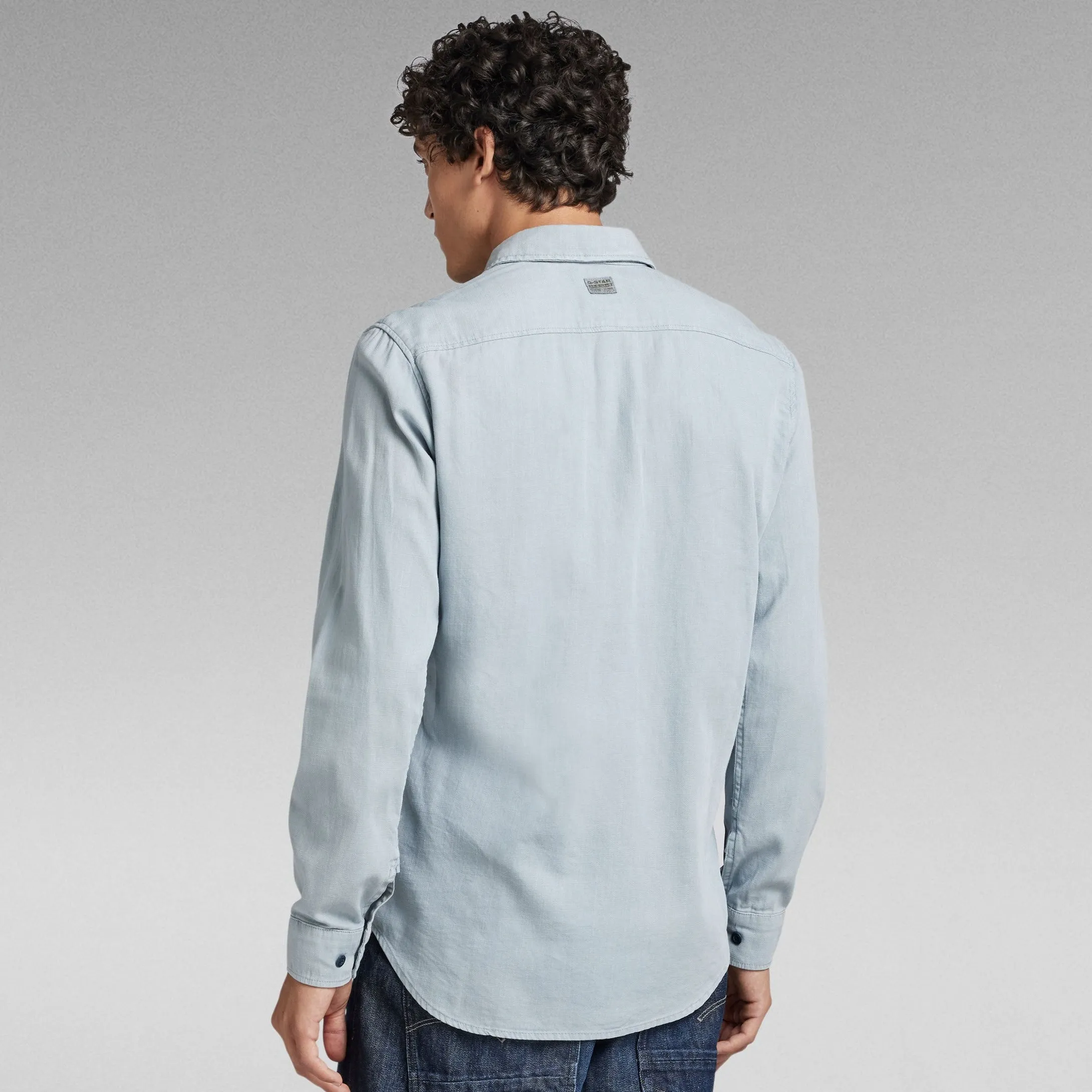 G-Star Raw Marine Slim Shirt Long Sleeve - Faze Blue