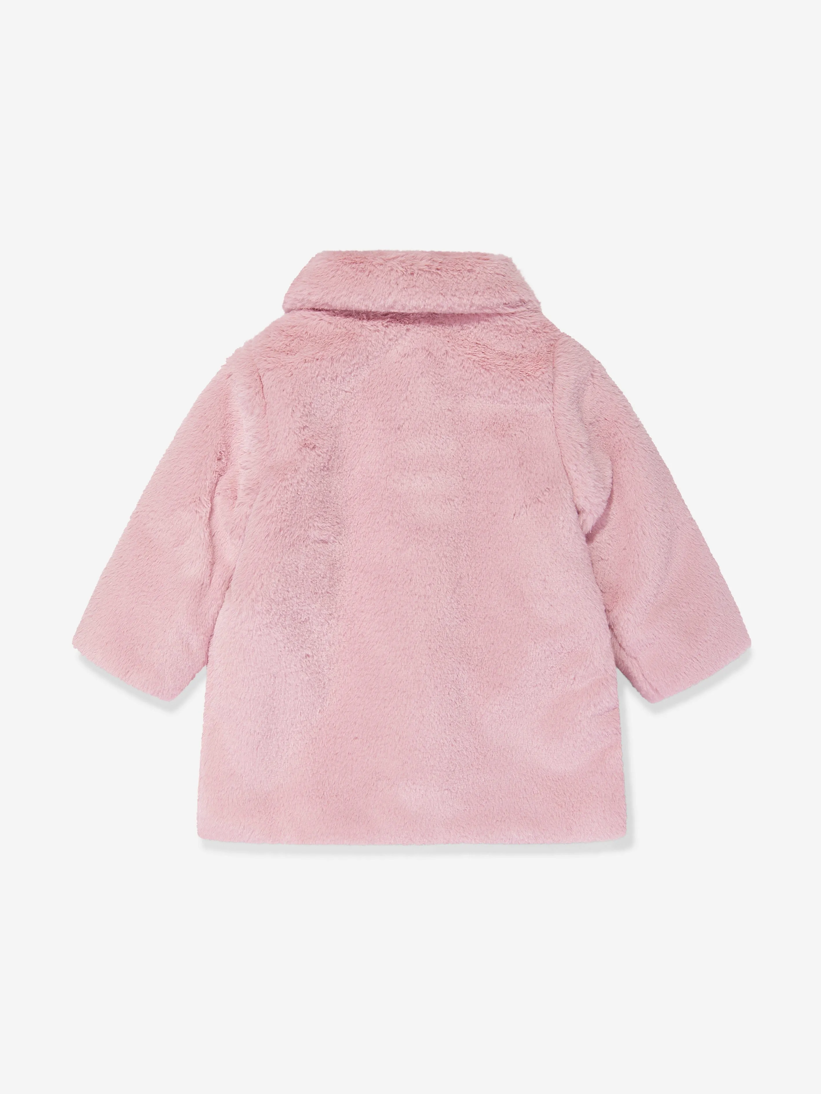 Girls Faux Fur Coat in Pink