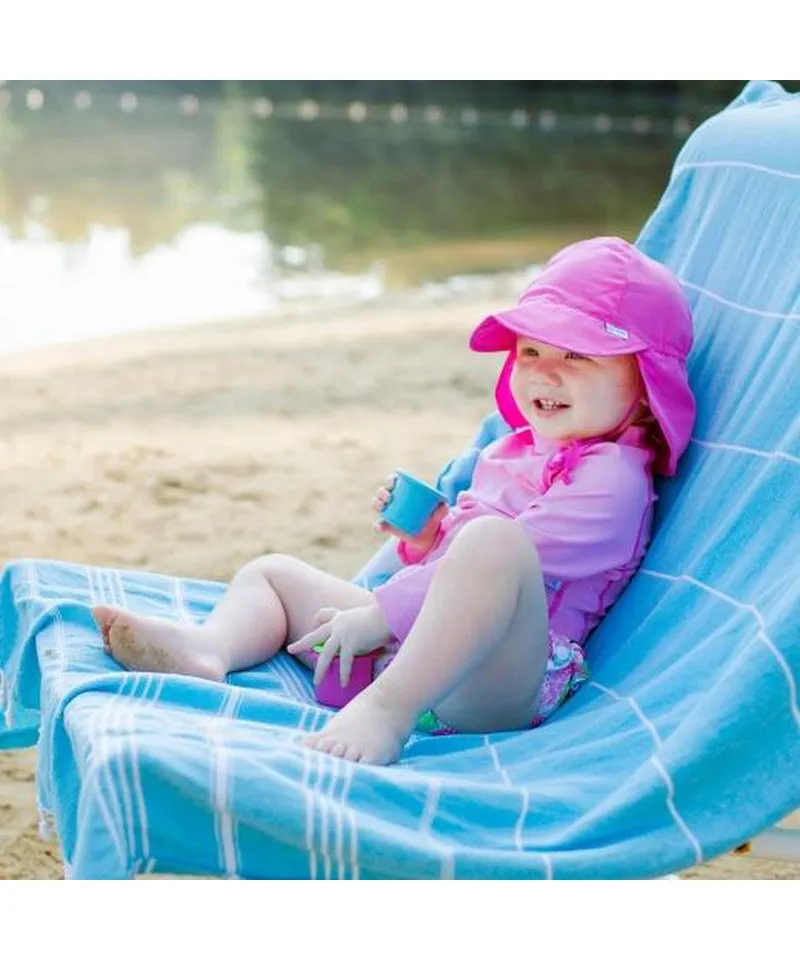 Green Sprouts Hot Pink Flap Sun Hat