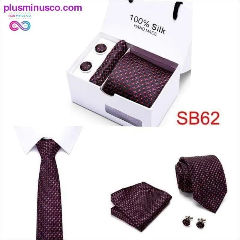 High Quality Silk Ties for Men 145cm Long Fashion Red