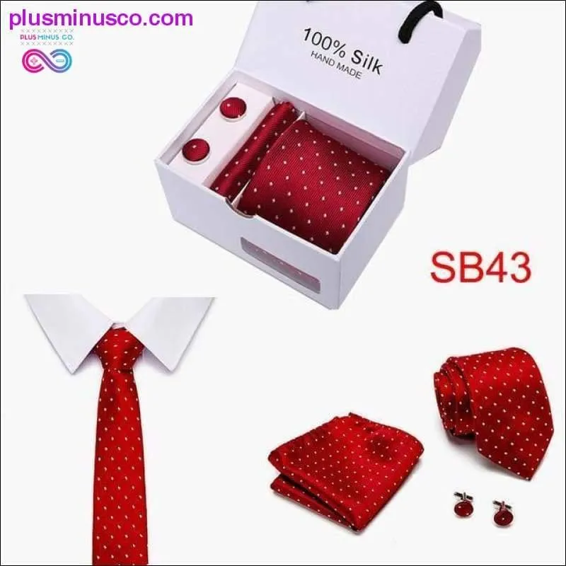 High Quality Silk Ties for Men 145cm Long Fashion Red