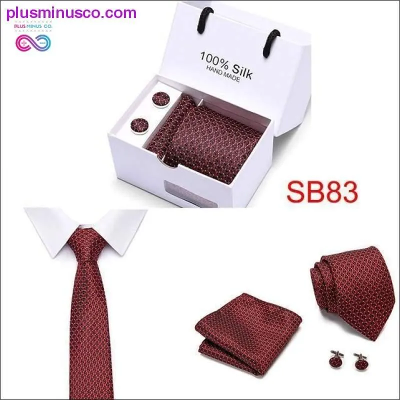 High Quality Silk Ties for Men 145cm Long Fashion Red