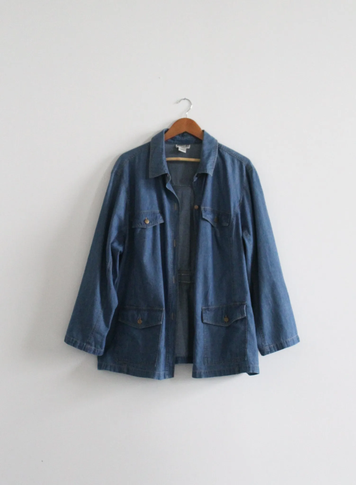 hudson falls denim chore coat