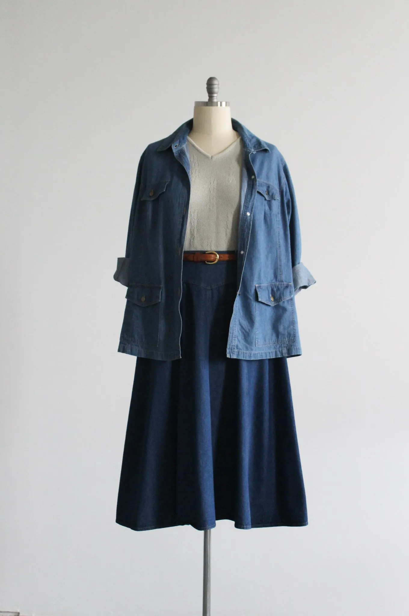 hudson falls denim chore coat