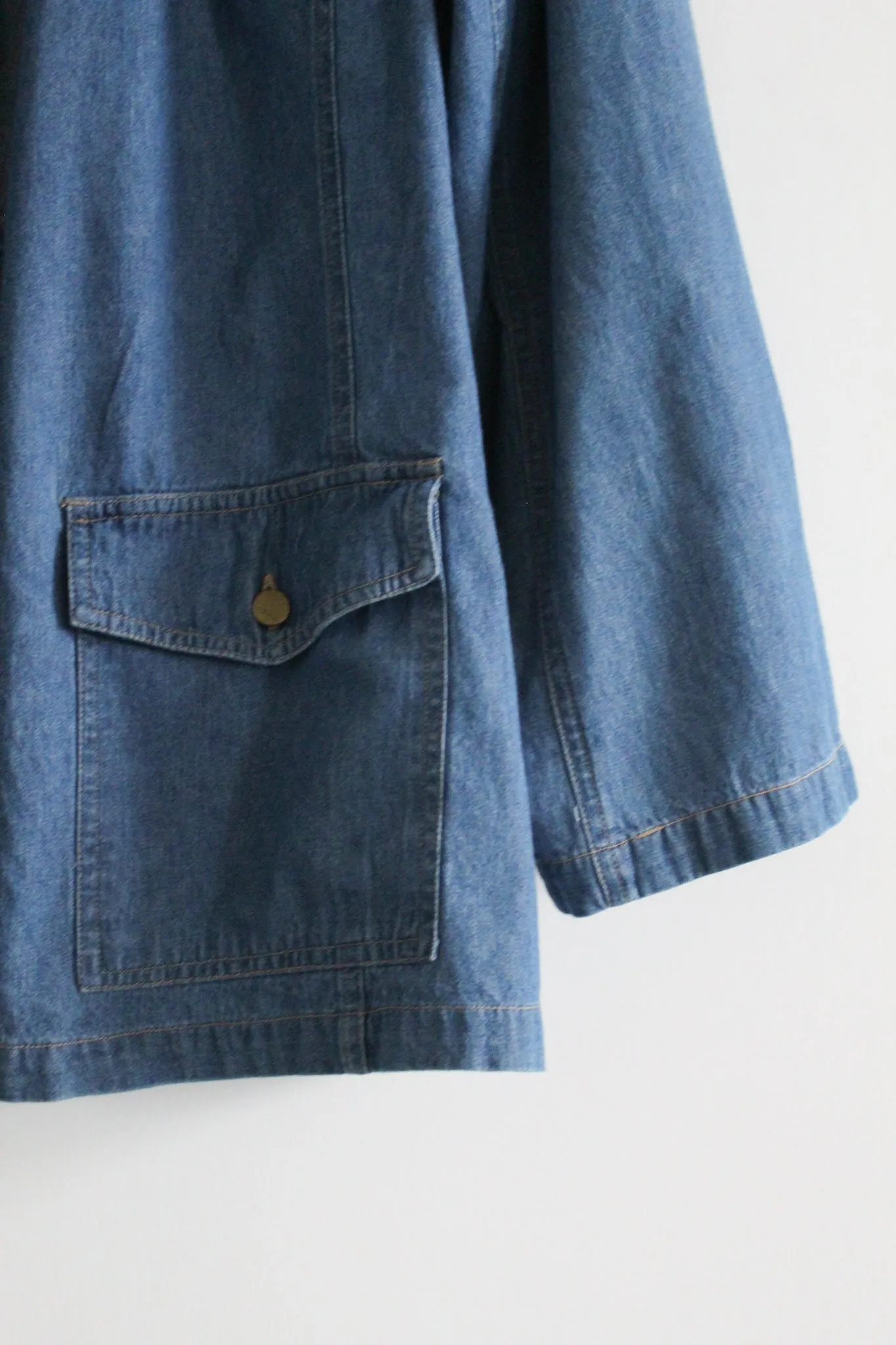 hudson falls denim chore coat