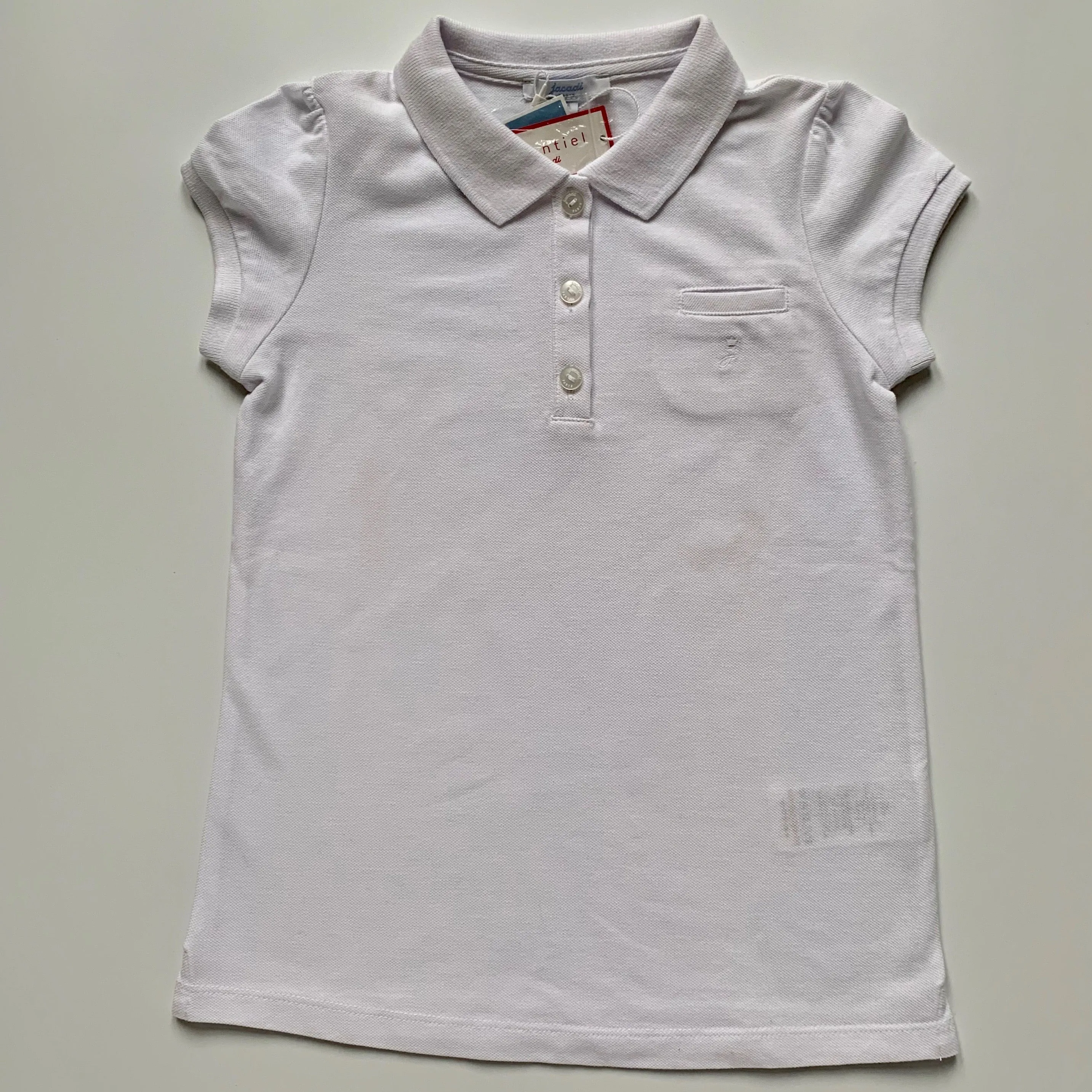 Jacadi White Girls Top : 8 Years (Brand New)