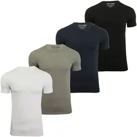 Jack & Jones Mens S/S Crew Neck T-Shirt - Slim Fit