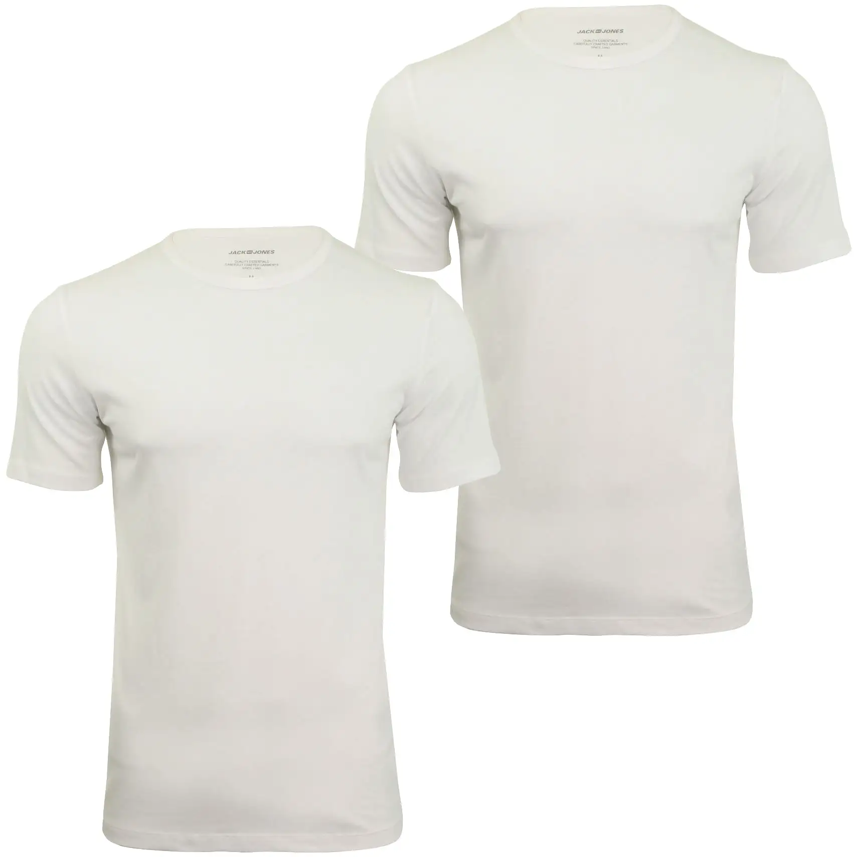 Jack & Jones Mens S/S Crew Neck T-Shirts - (2-Pack)