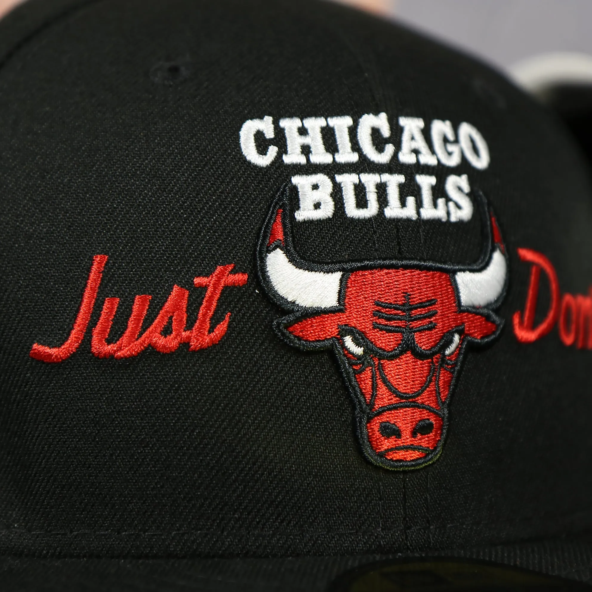 Just Don X NBA Chicago Bulls All Star Weekend Black 59Fifty Fitted Cap