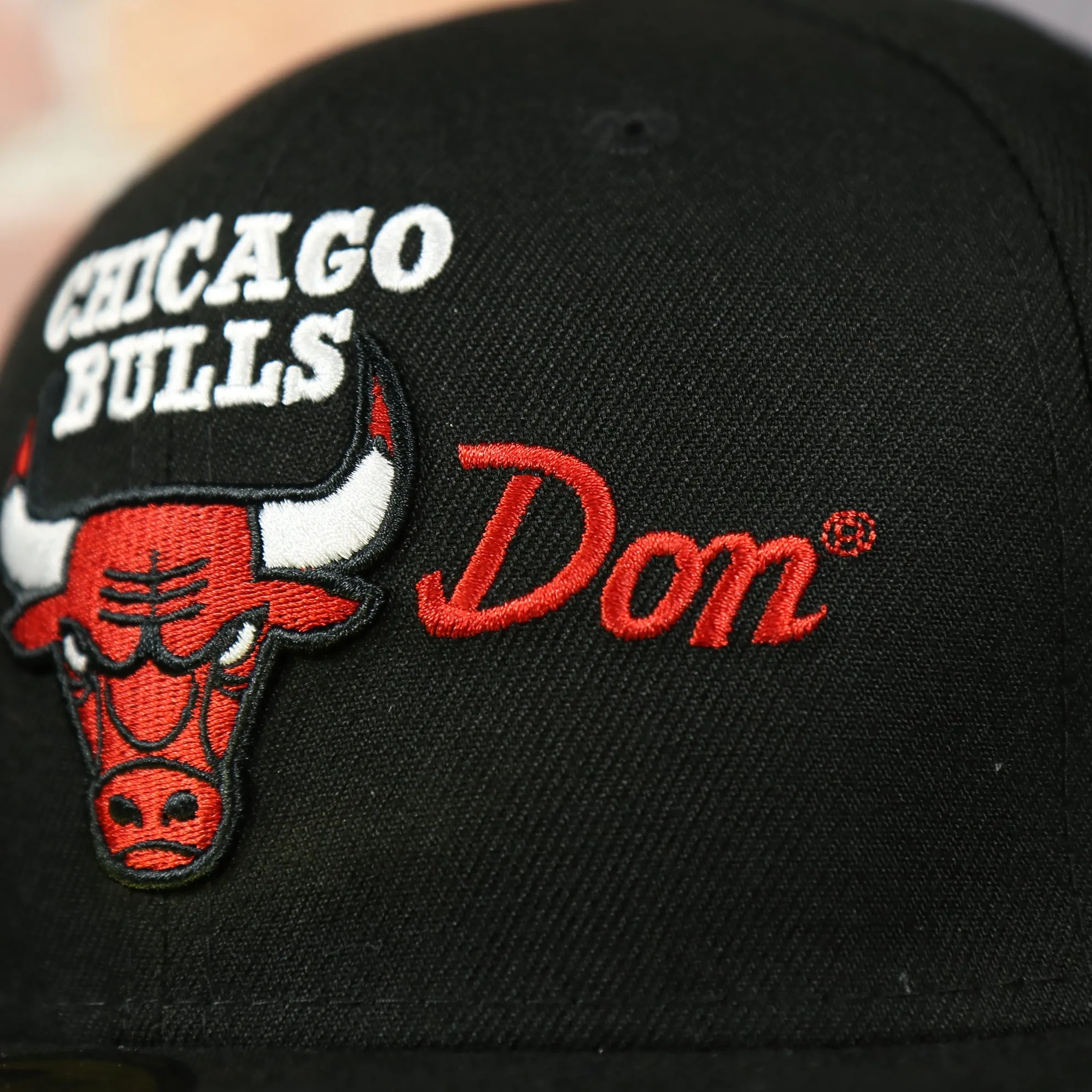 Just Don X NBA Chicago Bulls All Star Weekend Black 59Fifty Fitted Cap