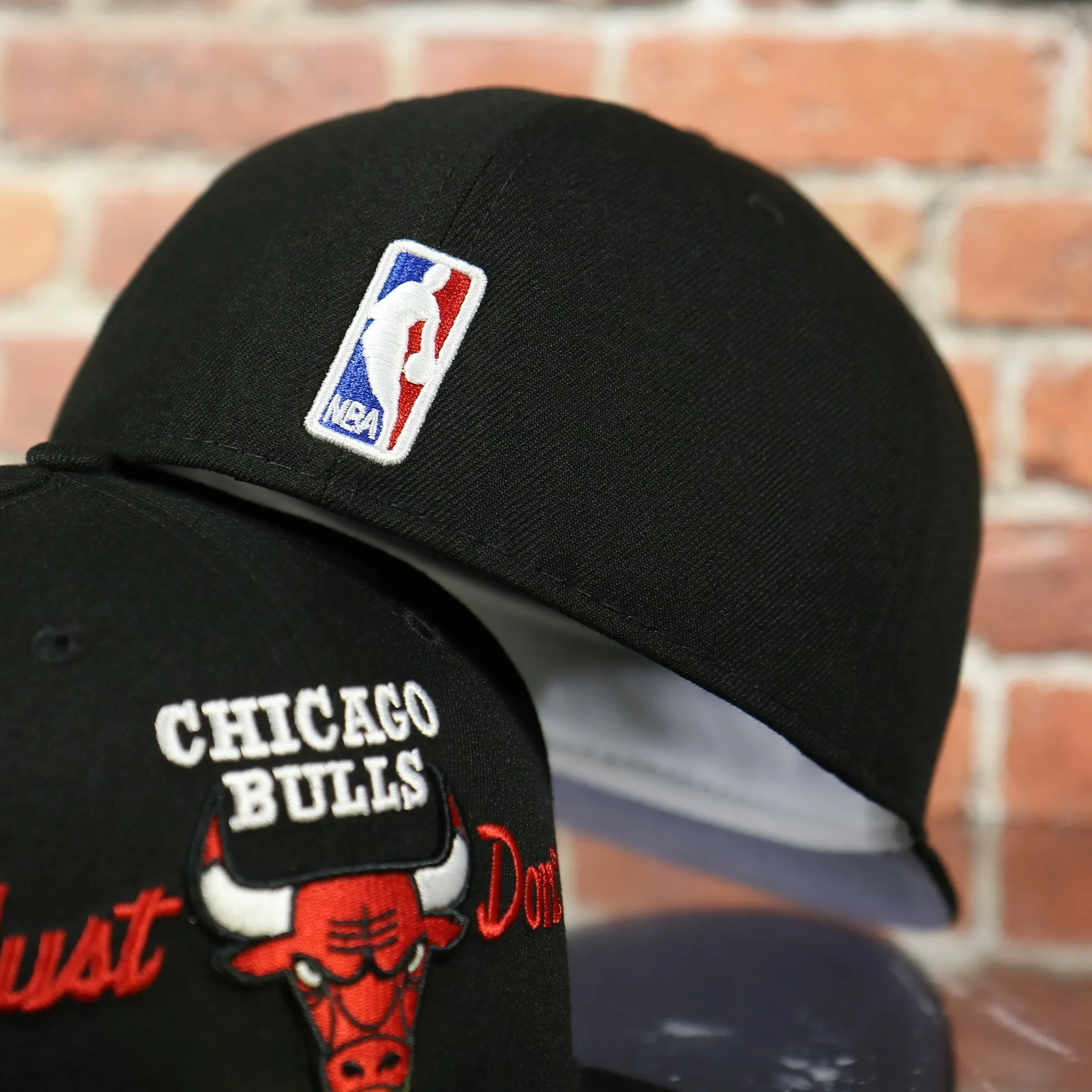 Just Don X NBA Chicago Bulls All Star Weekend Black 59Fifty Fitted Cap