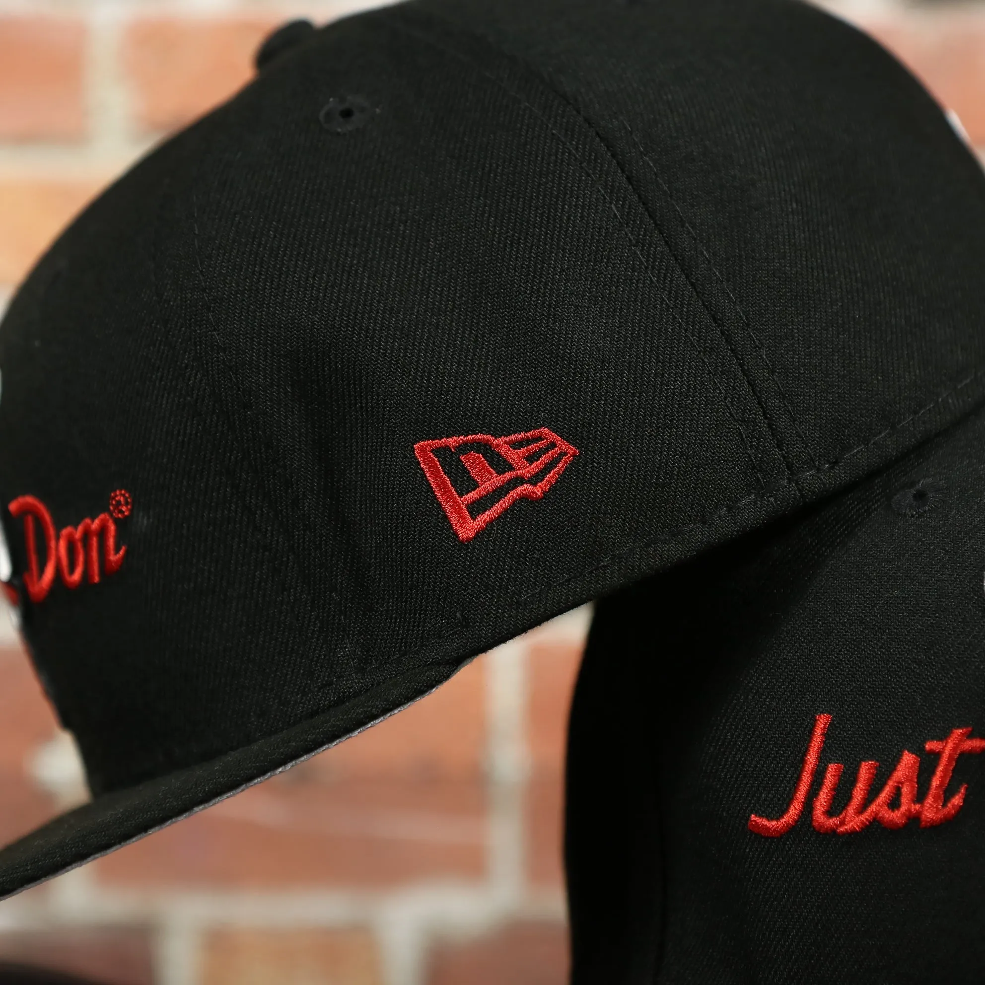 Just Don X NBA Chicago Bulls All Star Weekend Black 59Fifty Fitted Cap