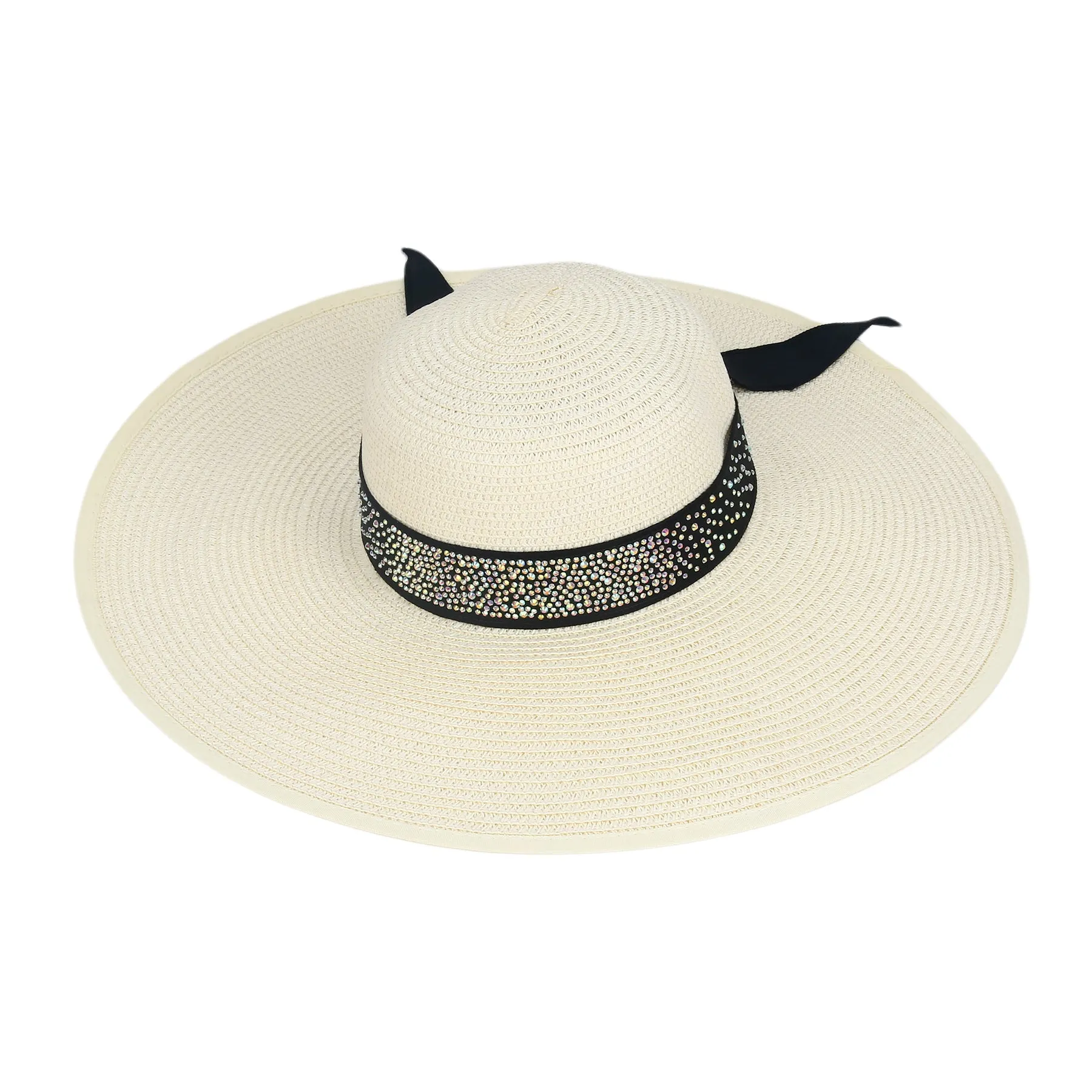 Kate Designer Beach Hat in Cream